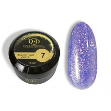 Будівельний гель з шимером \ Builder gel shimmer 15 мл DD Professional